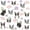 White, variant on Homewish Cartoon French Bulldog 7-Piece Twin Bedding,Pink Purple Roses Bedding Comforter Set,White,Polkadot Reversible