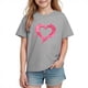 thumbnail image 1 of Blusas y camisas de manga corta con cuello redondo para niños y niñas, camisetas gráficas de manga corta, blusas con estampados bonitos para la temporada escolar., 1 of 8