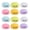 Mix Color 12pcs, variant on KGJQ 12Pcs Mini Resin Bun Figurines, Cute Smiling Face Food Ornament, Micro Simulation Steamed Bun Dollhouse Accessories for DIY Desktop Home Decor