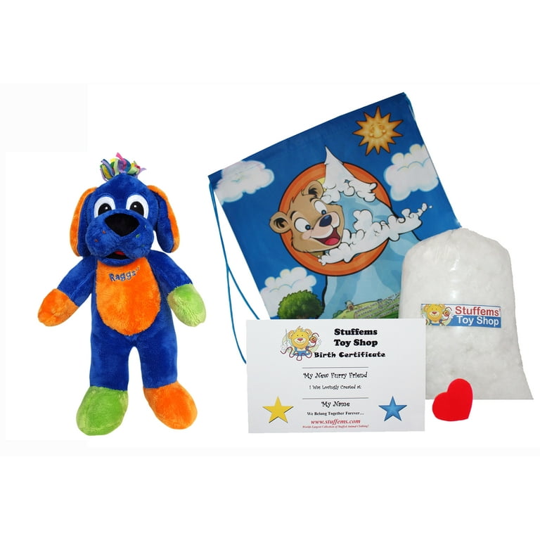 Orange dog cheap stuffed animal