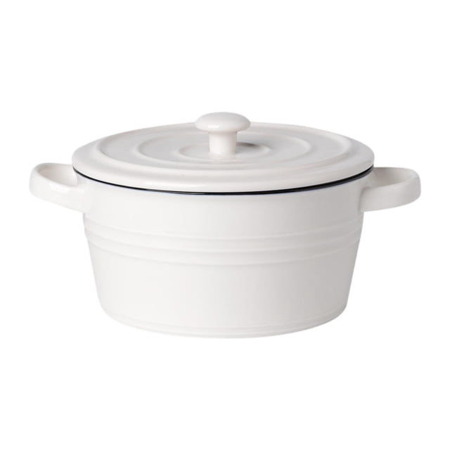Tazón de postre, recipiente para mezclar frutas, cerámica, doble mango, utensilios de cocina, tazón de desayuno, tazón de cereales para yogur y fruta con tapa