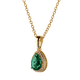thumbnail image 2 of Collar para Mujer con Baño de Oro 14k LuckyLy, Cadena con Dije de Zirconia Cúbica, Modelo Dory Verde verde UNITALLA, 2 of 6