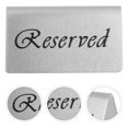 thumbnail image 3 of Shisuyan Reserved Table Signs Stainless Steel 1Pack 3.93X2.36X1.97in, 3 of 8