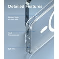 thumbnail image 2 of Ringke Fusion Magnetic Case Compatible with iPhone 13 Pro, Anti-Fingerprint Frost Hard Back Shockproof Bumper Cover Compatible with MagSafe - Matte Clear, 2 of 10