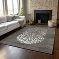 thumbnail image 6 of Addison Rugs Mayfield Washable Transitional Circles Taupe Rectangle Rug, 10' x 14', 6 of 6