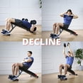 thumbnail image 4 of Finer Form 5-in-1 Weight Bench, Adjustable and Foldable for Bench Press, Strength Training and Full Body Workout in Your Home Gym - Free PDF Workout Chart Included, 4 of 5