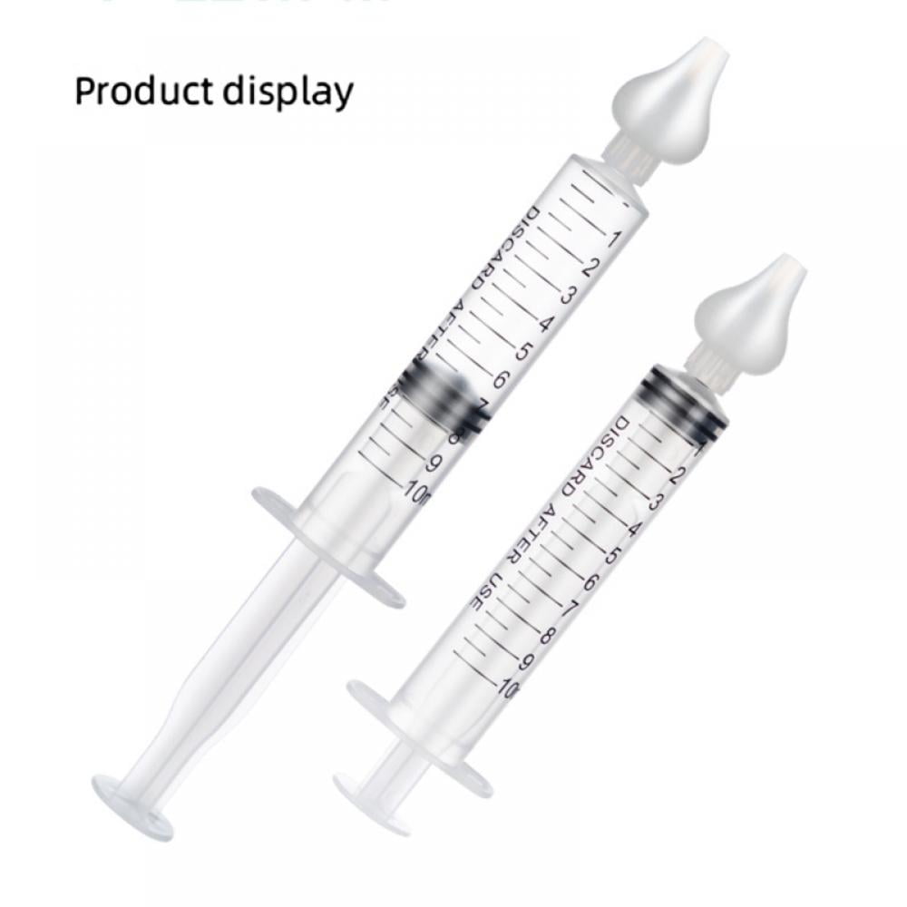 2 Pcs Needle Tube Baby Care Nasal Aspirator Cleaner Baby Rhinitis Nasal Washer -10ML