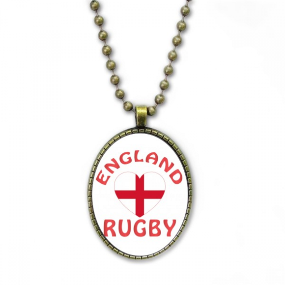 Rugby Run Anglais Art Déco Mode Collier Chaîne Vintage Pendentif Bijoux Collection