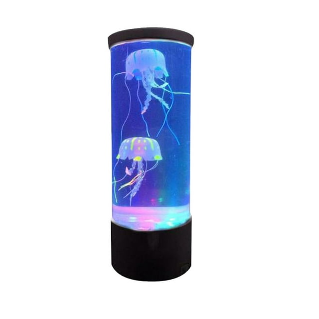Renjiang Jellyfish Lamp,LED Fantasy Jellyfish Light Lamp,5 Color Setting Jellyfish Tank Table Lamp Decorations for Home Office Decor Great Gifts for Teen