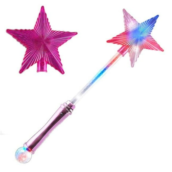 Light Up Crystal Star Wand, Pink