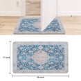 thumbnail image 6 of Bohemian Sapphire Blue Door Mat Welcome Door Mat for Front Door, Home Entrance, Yard, Floor, Patio, Non Slip Spring Summer Welcome Mat Indoor Outdoor Doormat 0"*", 6 of 6