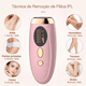 thumbnail image 2 of Depiladora Láser Facia y Corpora Indolora Rosa, 2 of 3