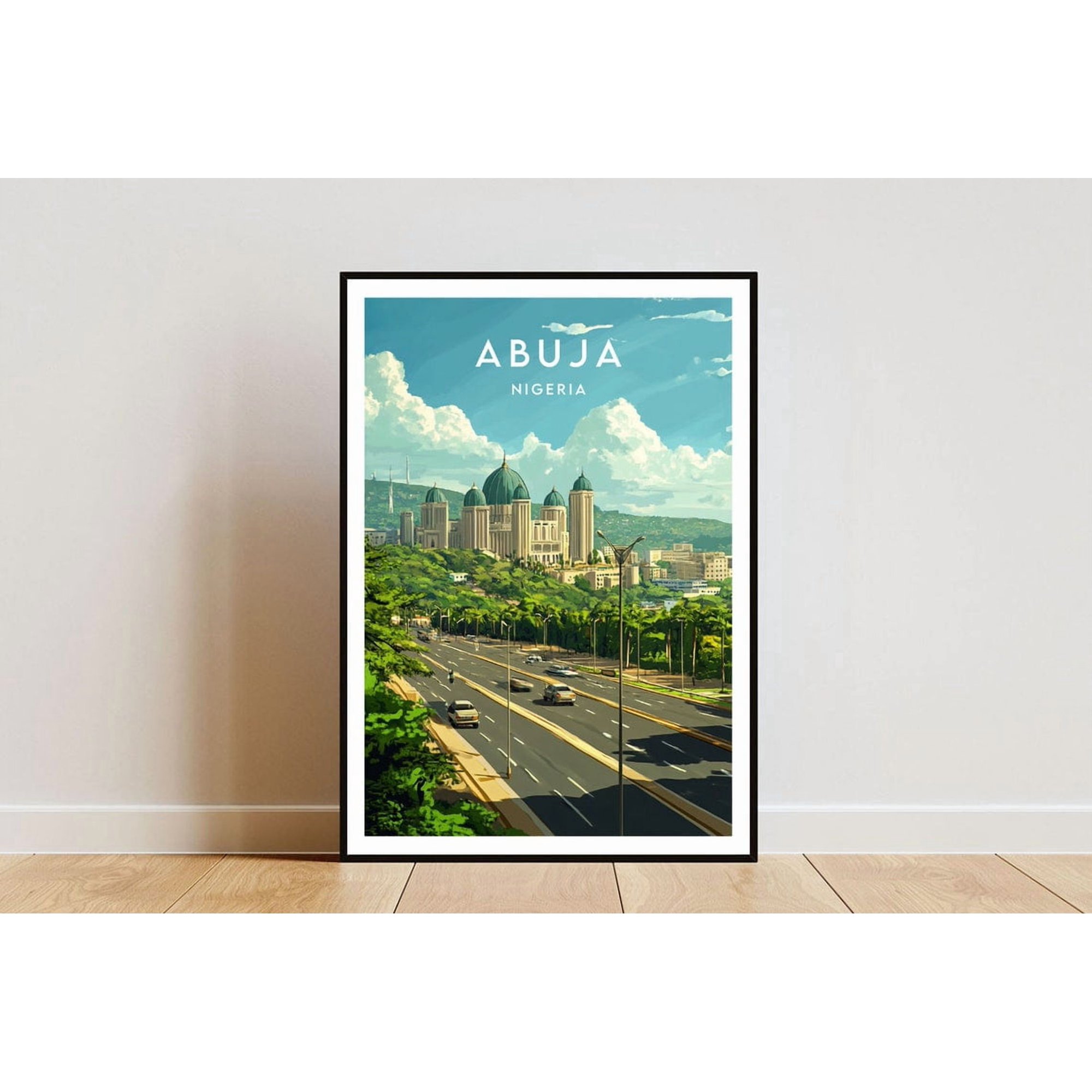 Abuja Travel Print Nigeria Abuja Poster Nigeria Poster Travel Wall Art Nigeria Print Abuja Wall Art Nigeria Africa Abuja Nigerian