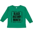 thumbnail image 3 of Inktastic Black History Month-celebrate Boys or Girls Long Sleeve Toddler T-Shirt, 3 of 5