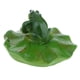 thumbnail image 4 of 6 estilo verano agua flotante hoja de loto Rana estatua ornamento bañera Animal En pie Cola Ornamento flotante de la rana del agua, 4 of 8