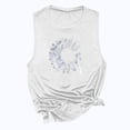 thumbnail image 3 of Vêtements d'Été pour Femmes Mode pour Femmes Été Col Rond Sans Manches Débardeur Décontracté Imprimé, 3 of 6