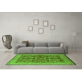 thumbnail image 3 of Ahgly Company Indoor Rectangle Oriental Green Industrial Area Rugs, 7' x 9', 3 of 4