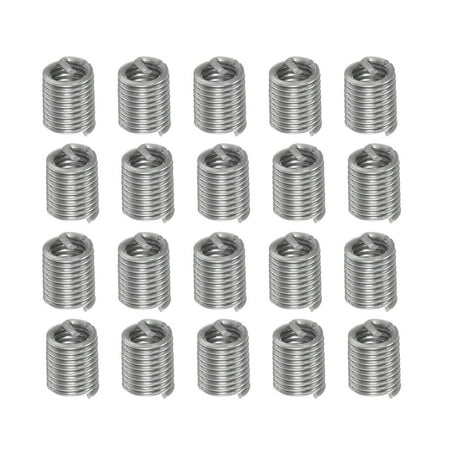 

Uxcell M2.5 x 0.5 2.5D 6.25mm 304 Stainless Steel Wire Thread Insert Threaded Sleeve 20 Pack