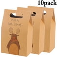 thumbnail image 1 of Christmas Treat Box Cartoon Creative Candy Treat Box Kraft Paper Box, 1 of 10