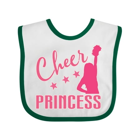 

Inktastic Cheer Princess Cheerleading Gift Baby Girl Bib