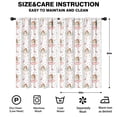 thumbnail image 2 of Blackout Kids Curtains,White Watercolor Fairy Princess Pattern Childrens Insulated Curtains Set Of 2,Bedroom Essentials,Toddler Room Decor 52"x84", 2 of 5