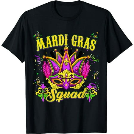 Image of Mardi Gras Party Squad T-Shirt - Funny Costume Tee