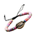 thumbnail image 2 of Sonducket 1 Juego de pulseras trenzadas, de concha, accesorio de moda colorido, accesorios de mujer para el vestido diario, oro colorido Type3 NO3, 2 of 6