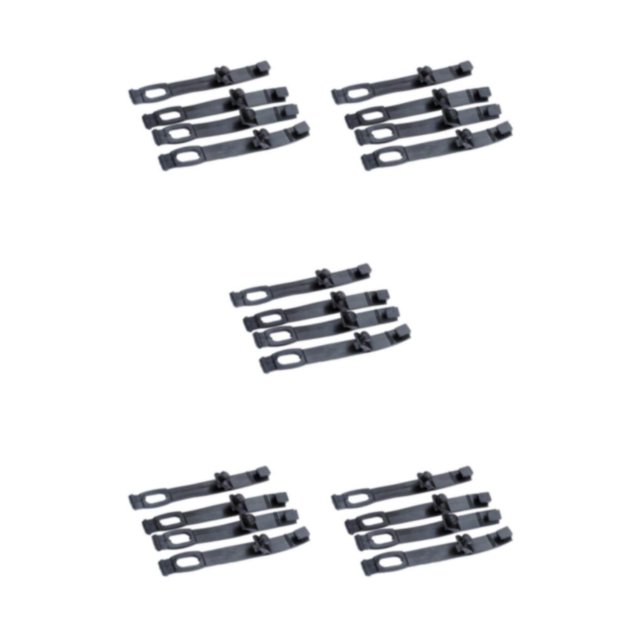 Speravity 4 unids/set correas de goma fáciles de usar y duraderas para faros de motocicleta tira de goma de carenado práctico negro Type2 NO2