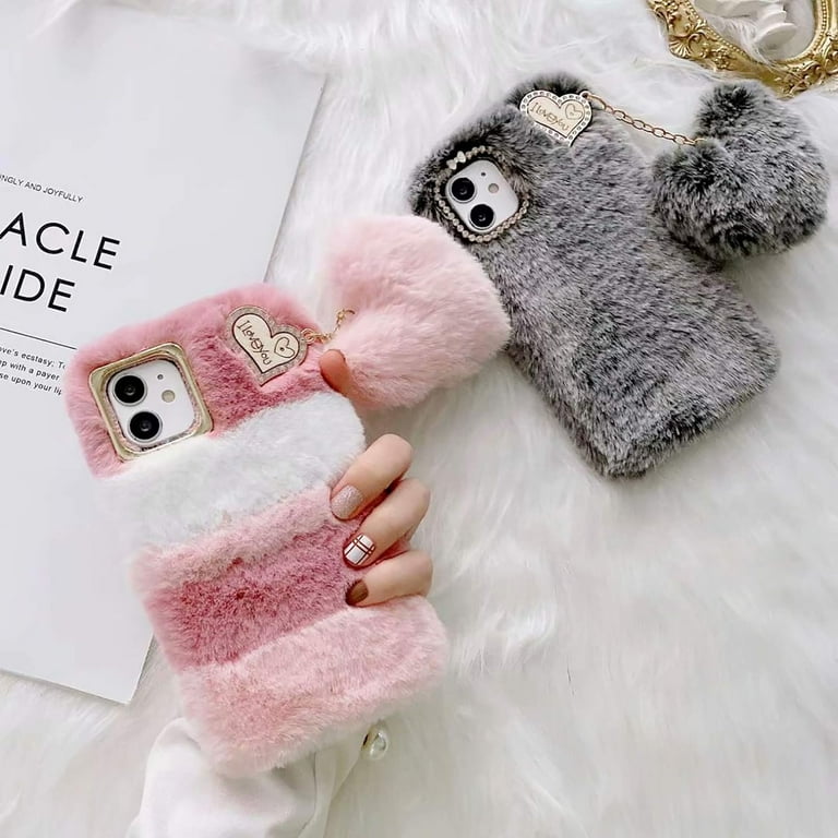 Fluffy Phone Case Compatible with Google Pixel 6 Pro Case
