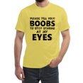 thumbnail image 4 of YDLCAFD Please Tell Your To Stop Staring At My Eyes Thank You T Shirt, 4 of 4