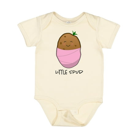 

Inktastic Little Spud Pink Gift Baby Boy or Baby Girl Bodysuit