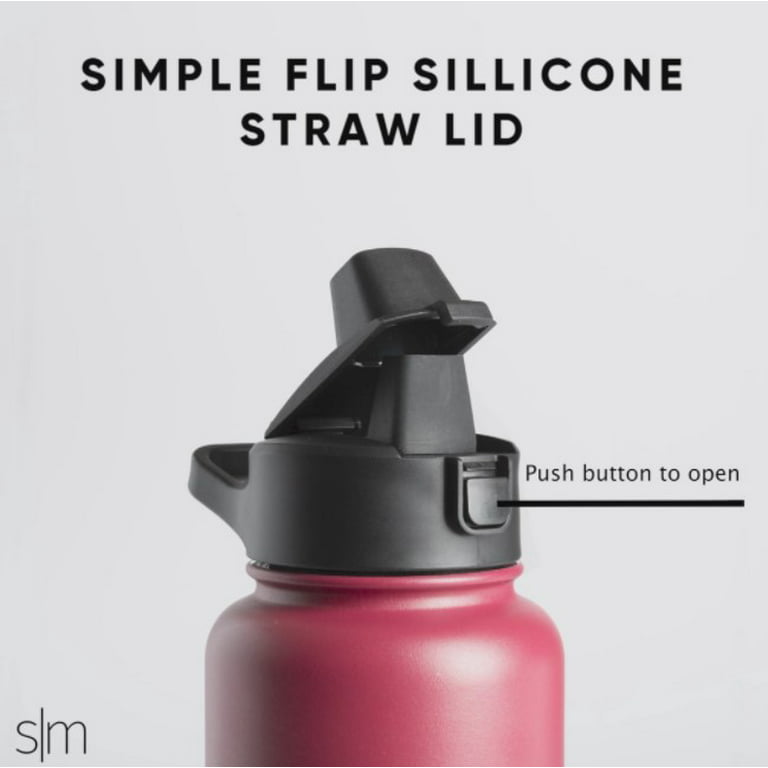 Silicone Water Bottle Cap & Straw – Simply Zero