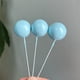 thumbnail image 1 of Adornos decorativos para tartas con forma de bola dorada, bola plateada, bola morada, bola blanca, bola azul, polvo y bola negra, 1 of 6