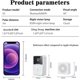 thumbnail image 2 of Smart Wireless Remote Video Doorbell with Chime, Home Intercom HD Night Vision WiFi Security Doorbell, Cloud Storage, 2-Way Audio 6, 2 of 4