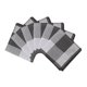 thumbnail image 5 of 6 pañuelos de tela para hombre, regalo, toallas para secar el sudor, colores surtidos, 43 x 43 cm Gris, 5 of 9