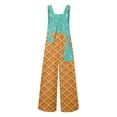 thumbnail image 5 of Toddler Kids Girls Boys Ice Cream Rompers Fashion Casual Loose Fit Long Sleeve Romper With Pockets And Ice Print Jumpsuit Cute Outfits 13-14 Years, 5 of 5