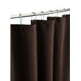 thumbnail image 2 of Dainty Home Hotel Collection Waffle Weave Solid Design Shower Curtain, 70" x 72" In Chocolate Brown, 2 of 6