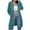 Sky Blue, variant on Zipper Long Hoodies for Women, Oversized Jacket Coat with Pocket, Casual Fall Long Sleeve Sweatshirts