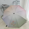 thumbnail image 1 of Paraguas Automático Ganfancp Lluvia y Sol Plegable Femenino Protección Ultravioletaligera, 1 of 6
