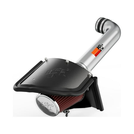 K&N Cold Air Intake Kit: High Performance, Guaranteed to Increase Horsepower: 2012-2018 Jeep (Wrangler, Wrangler JK) 3.6L V6, 77-1566KP