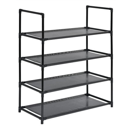 - Muscle Rack SR4L-BLK 4 Level Shoe Rack, Black