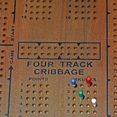 thumbnail image 2 of Juego de mesa Cribbage WE Games, tamaño grande, madera de nogal, 42 cm, 2 of 7