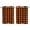 Orange Black, variant on Red White Plaid Kitchen Curtains Small Short 39 Inch Length, Modern Farmhouse Buffalo Check Gingham Grommet Bedroom Living Room Curtains, Light Filtering Cafe Curtain Drapes 2 Panels Set 55''x39''