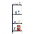 thumbnail image 5 of EDOEMSE 4-Tier Wire Shelving Unit Metal Storage Rack Adjustable Organizer Perfect for Pantry Laundry Bathroom Kitchen Closet Organization, 17.72" L x 11.81" W x 49.61" H, 5 of 13