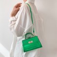 thumbnail image 3 of Bolso de mano para mujer, Bolso de mano de piel sintética, elegante Bolso bandolera (verde), 3 of 5