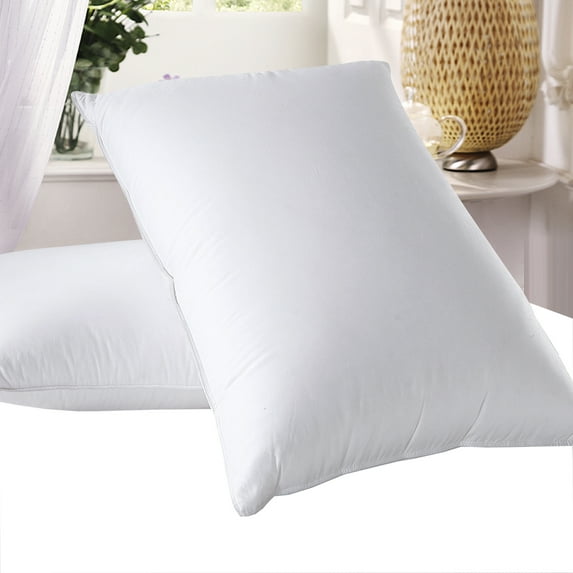 Abripedic Goose Down Pillows 600 Thread Count Medium Neck Support Pillow (Single)