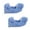 Blue, variant on Visland Mop Slippers Shoes Cover Dust Duster Slippers Cleaning Floor House Washable