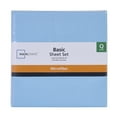 thumbnail image 3 of Mainstays 4-Piece Blue Microfiber Sheet Set, Queen, 3 of 10