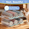 thumbnail image 4 of Organizador de comida para gatos Rvelidode de 2 capas transparente 100 ml, 4 of 6