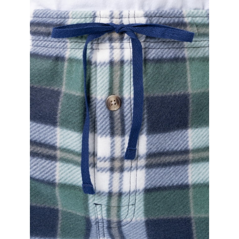 Fruit of the Loom Men's Plaid Fleece Pajama Pants 2-Pack photo 7
